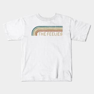 The Feelies Retro Stripes Kids T-Shirt